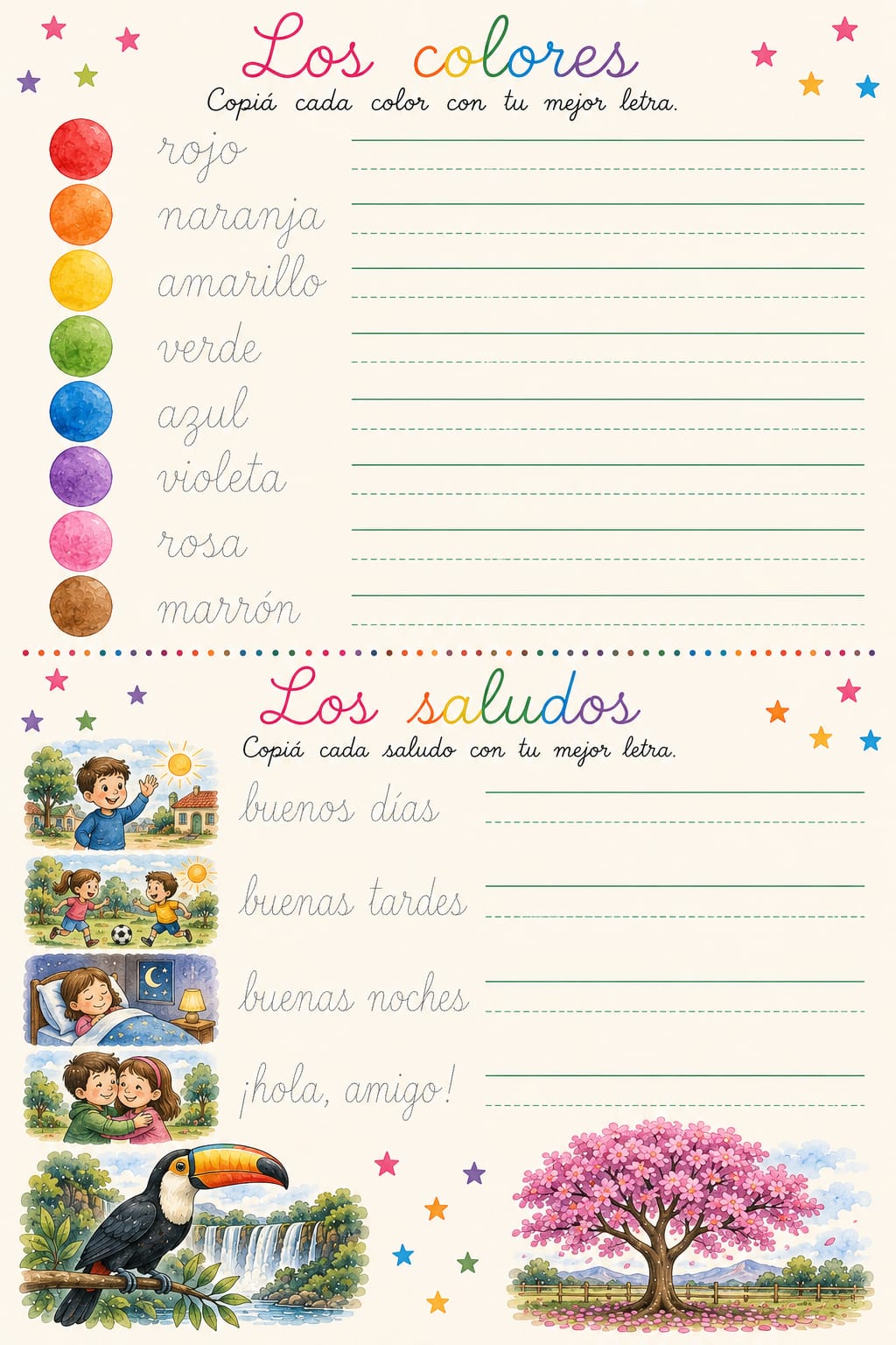 Prepará a tu hijo para la escritura / combo 3-7 años-imprenta mayúscula, minúscula y cursiva
