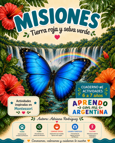 Desarrollá su creatividad y refuerza la escuela, mientras aprende/ Combo Misiones 6-7 años