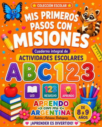 COMBO MISIONES 8-9 

Aprender las primeras habilidades
y descubrir Argentina jugando.
Más de 100 actividades educativas + juego didáctico Memotes + diploma de finalización, todo en formato PDF imprimible para utilizar las veces que quieras.